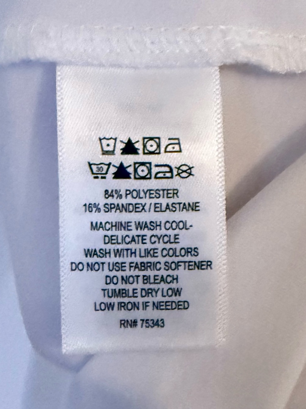 Tommy Bahama Racquet & Paddle Quarter-Zip Golf Polo Shirt White Blue Print - Picture 7 of 11